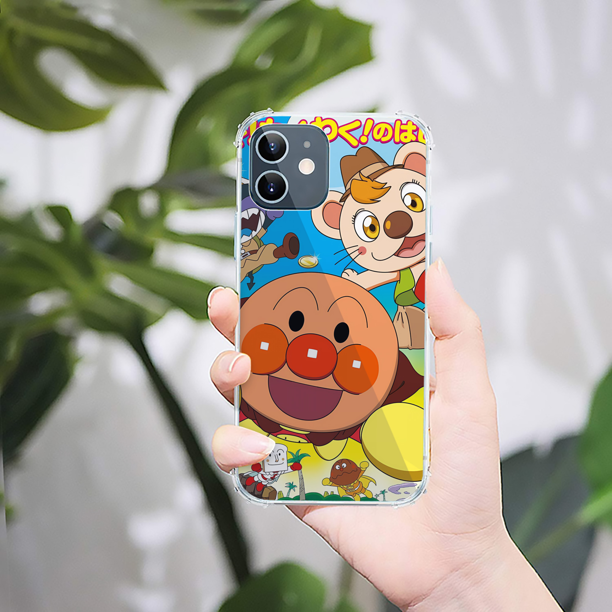 アンパンマン Anpanman 【iPhone 12シリーズ対応】透明スマホケース（クリアソフトケース）